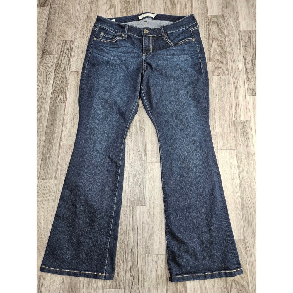 Torrid Slim Boot Jeans Women 16S Dark Indigo First At Fit Stretch Denim